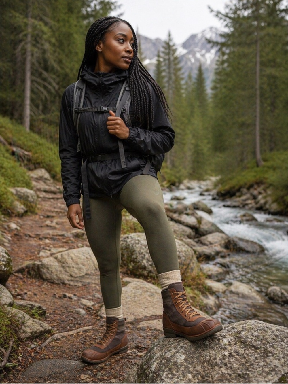 UGG Women's Cayli Waterproof Brown Suede Leather Hiking Boots Sz 10